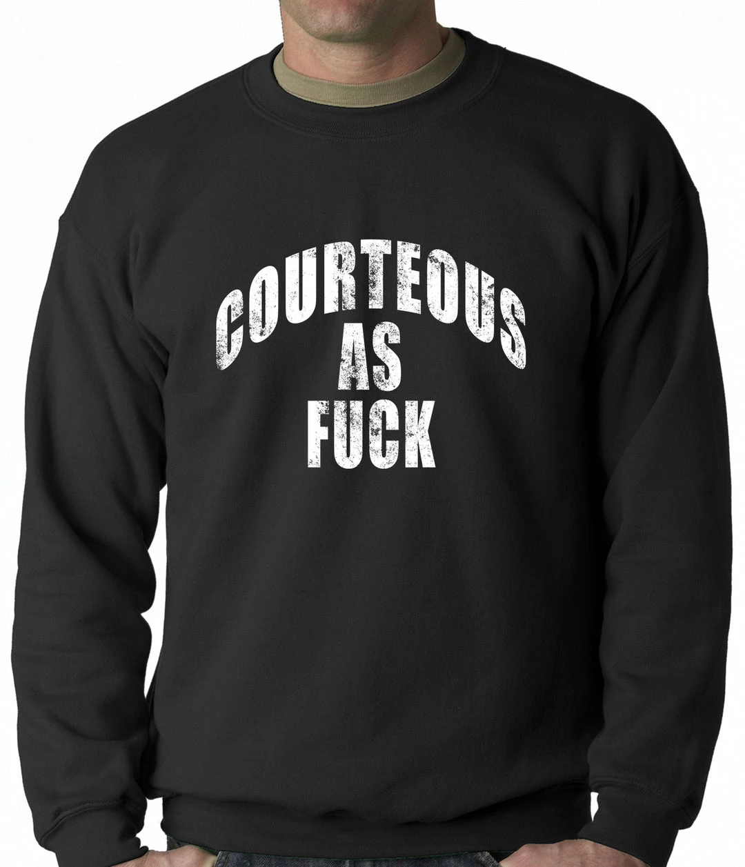 Bewild Courteous As Fuck Adult Crewneck Hip-Hop Inspired Clothing 4 Bewild Courteous As Fuck Adult Crewneck Hip-Hop Inspired Clothing