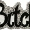 Bewild Couture Rhinestone Bitch Belt Buckle With FREE Leather Belt Belt Buckles