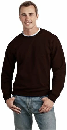 Bewild Blank & Comfy Crew Neck Sweatshirts For Men & Women - Crewneck Sweatshirt (Chocolate Brown)