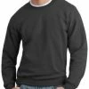 Bewild Crew Neck Sweatshirts For Men & Women - Crewneck Sweatshirt (Dark Charcoal Grey)