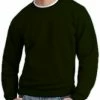 Bewild Crew Neck Sweatshirts For Men & Women - Crewneck Sweatshirt (Forest Green) Blank & Comfy