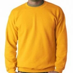 Bewild Crew Neck Sweatshirts For Men & Women - Crewneck Sweatshirt (Gold) Blank & Comfy