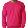 Bewild Crew Neck Sweatshirts For Men & Women - Crewneck Sweatshirt (Heliconia Pink)