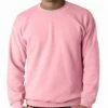 Bewild Crew Neck Sweatshirts For Men & Women - Crewneck Sweatshirt (Light Pink) Blank & Comfy