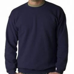 Bewild Crew Neck Sweatshirts For Men & Women - Crewneck Sweatshirt (Navy Blue) Blank & Comfy