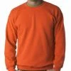 Bewild Crew Neck Sweatshirts For Men & Women - Crewneck Sweatshirt (Orange) Blank & Comfy