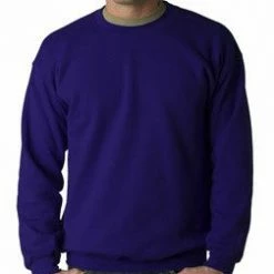 Bewild Crew Neck Sweatshirts For Men & Women - Crewneck Sweatshirt (Purple) Blank & Comfy