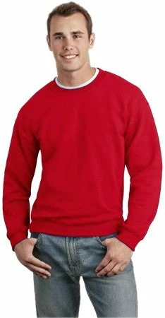 Bewild Blank & Comfy Crew Neck Sweatshirts For Men & Women - Crewneck Sweatshirt (Red)