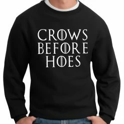 Bewild Crows Before Hoes Crewneck Sweatshirt