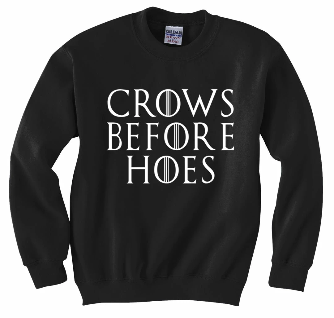 Bewild Crows Before Hoes Crewneck Sweatshirt 5 Bewild Crows Before Hoes Crewneck Sweatshirt