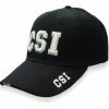 Bewild Brimmed Hats CSI Baseball Hat (Black)