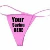 Bewild Thongs Custom Thong (Lt. Pink)