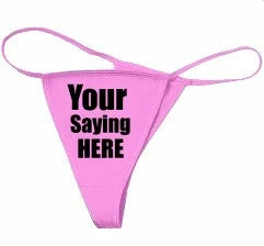 Bewild Thongs Custom Thong (Lt. Pink)