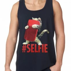 Bewild Cool Funny & Offensive Cute #Selfie Kitten Tank Top