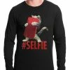 Bewild Cute #Selfie Kitten Thermal Shirt 2 Bewild Cute #Selfie Kitten Thermal Shirt