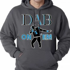 Bewild Sport Inspiration Dab On 'Em Football Player Adult Hoodie
