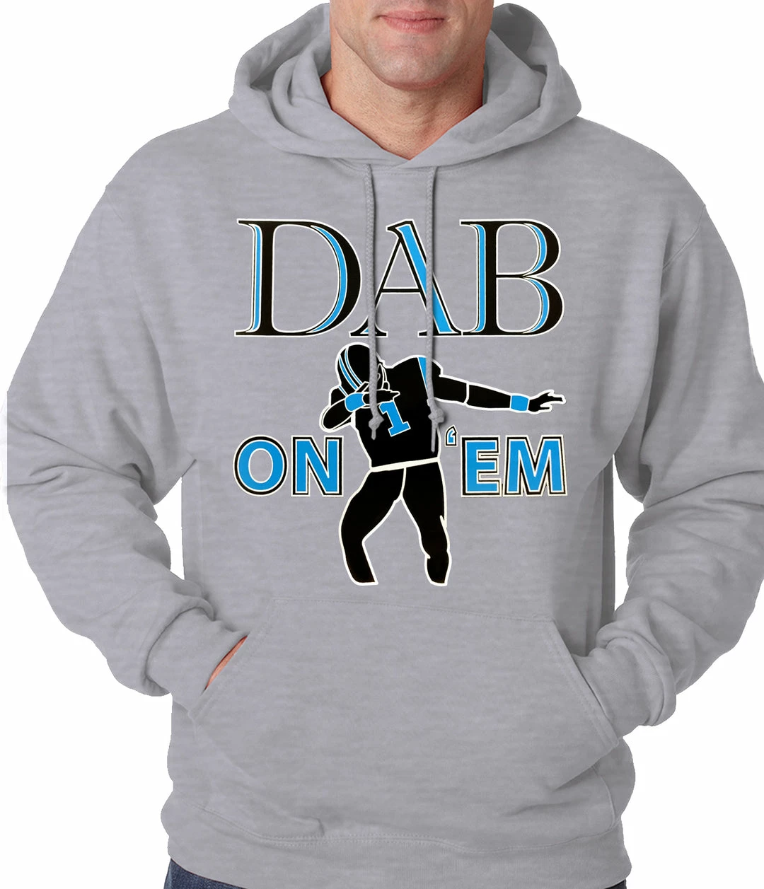 Bewild Sport Inspiration Dab On 'Em Football Player Adult Hoodie 5 Bewild Sport Inspiration Dab On 'Em Football Player Adult Hoodie