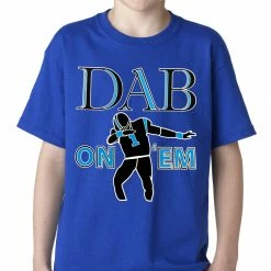 Bewild Dab On 'Em Football Player Kids T-shirt