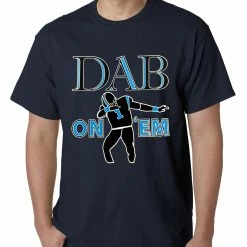 Bewild Sport Inspiration Dab On 'Em Football Player Mens T-shirt