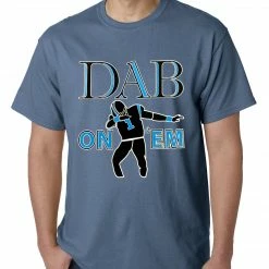 Bewild Sport Inspiration Dab On 'Em Football Player Mens T-shirt
