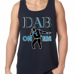 Bewild Dab On 'Em Football Player Tank Top