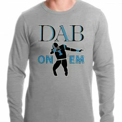 Bewild Dab On 'Em Football Player Thermal Shirt Sport Inspiration