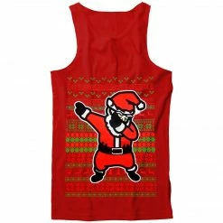 Bewild Holiday Prints Dabbing Santa Ugly Christmas Tank Top