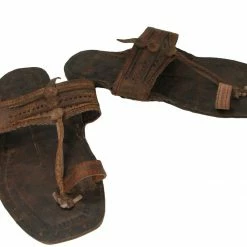 Bewild Dark Brown Unisex Water Buffalo Hippie Jesus Sandals