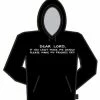 Bewild Cool Funny & Offensive Dear Lord Make Me Skinny Hoodie