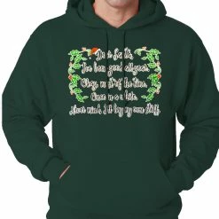 Bewild Dear Santa, I've Been Good Adult Hoodie