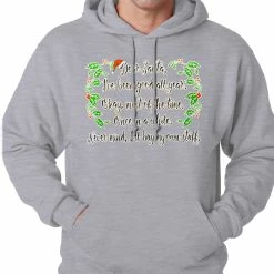 Bewild Dear Santa, I've Been Good Adult Hoodie