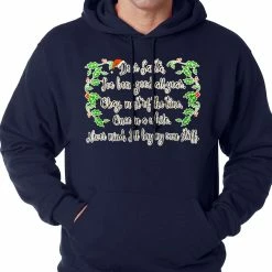 Bewild Dear Santa, I've Been Good Adult Hoodie