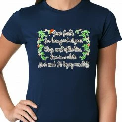 Bewild Holiday Prints Dear Santa, I've Been Good Ladies T-shirt