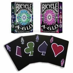 Bewild Neon & Black Light Accessories Deck Of Ultra-Violet Glowing Playing Cards (Assorted Color)