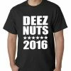 Bewild Deez Nuts For President 2016 Mens T-shirt Cool Funny & Offensive