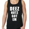 Bewild Deez Nutz Got Em Tank Top Cool Funny & Offensive