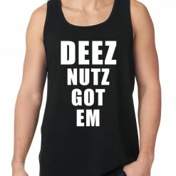 Bewild Deez Nutz Got Em Tank Top Cool Funny & Offensive