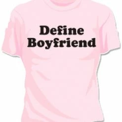 Bewild Define Boyfriend Girls T-Shirt Cool Funny & Offensive