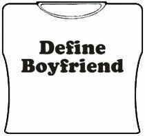 Bewild Define Boyfriend Girls T-Shirt (White)