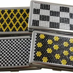 Bewild Cigarette Cases Deluxe Cigarette Case With Stones Collection (for Reg & 100's)