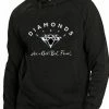 Bewild Diamonds Are A Girl's Best Friend Adult Hoodie