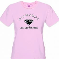 Bewild Diamonds Are A Girl's Best Friend Girl's T-Shirt Cool Funny & Offensive