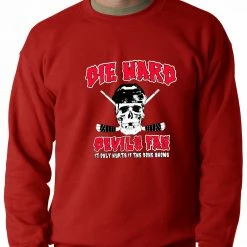 Bewild Sport Inspiration Die Hard Devils Fan Hockey Crewneck Sweatshirt 9 Bewild Sport Inspiration Die Hard Devils Fan Hockey Crewneck Sweatshirt