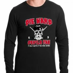 Bewild Die Hard Devils Fan Hockey Thermal Shirt Sport Inspiration