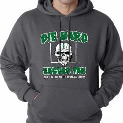 Bewild Sport Inspiration Die Hard Eagles Fan Football Adult Hoodie
