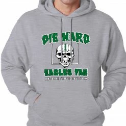Bewild Sport Inspiration Die Hard Eagles Fan Football Adult Hoodie