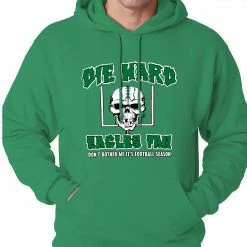 Bewild Sport Inspiration Die Hard Eagles Fan Football Adult Hoodie