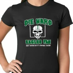 Bewild Sport Inspiration Die Hard Eagles Fan Football Girls T-shirt