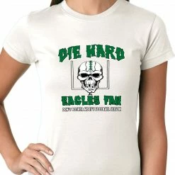 Bewild Sport Inspiration Die Hard Eagles Fan Football Girls T-shirt