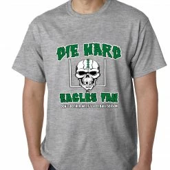 Bewild Die Hard Eagles Fan Football Mens T-shirt Sport Inspiration